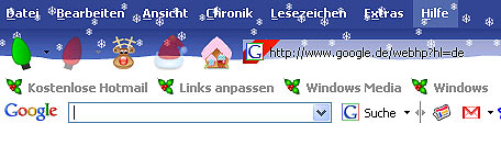 Weihnachten bei Firefox