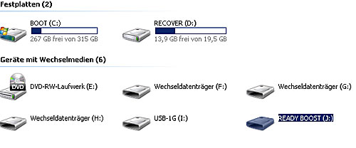 usb-stick waehlen