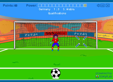 Fussball Onlinespiel - Flash Game