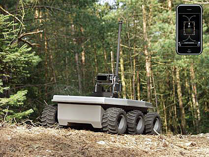 IPhone Touchscreen - Outdoor Roboter