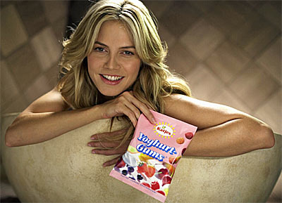 Heidi Klum - Werbung Katjes